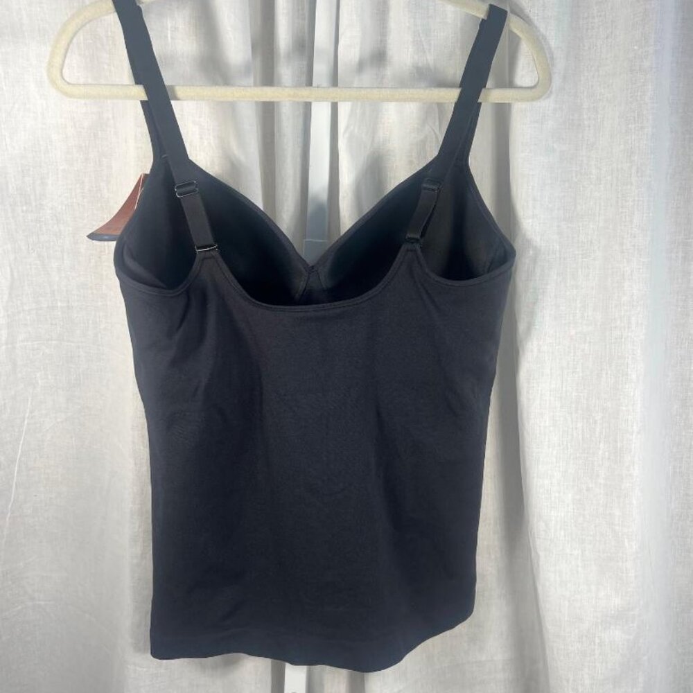 NWT Shapermint Essentials Sweetheart Built-In Bra Shaper Cami in Black - Size XL - Picture 8 of 9